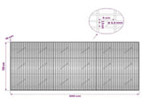 Gabion with 3.5 mm Wire and 5x2.5 cm Mesh 300x10x150 cm 3461592