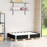 Pallet Collar Black 150x100 cm Solid Wood Pine 4010302