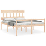Senior Bed without Mattress 160x200 cm Solid Wood 3195426