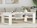 Coffee Table with Storage White 96 x 54 x 44 cm Engineered Wood 8000148
