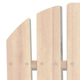 Garden Chair Natural Fir Solid Fir Wood Standard Ergonomic 315872