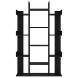 Book Cabinet Black 86x25.5x140 cm Engineered Wood 808901