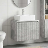 Bathroom Furniture Set Concrete Grey Engineered Wood 3404323