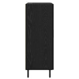 Sideboard Black Oak 69.5 x 34 x 90 cm Engineered Wood 887206