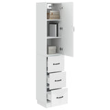 Cabinet Set 2 pcs High Gloss White 33 x 34.5 x 87 cm 3416812