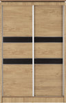 ZNTS Charles 2 Door Sliding Wardrobe 100-101-015