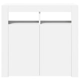 Sideboard with LED Lights White 80x35x75 cm 804328