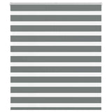 Zebra Blind Dark Grey 135x150 cm Fabric Width 130.9 cm Polyester 4014138