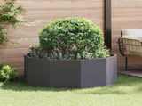 Planter Black 120 x 120 x 50 cm Steel 883745
