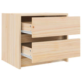 Bedside Cabinets 2 pcs 40x31x35.5 cm Solid Wood Pine 836136