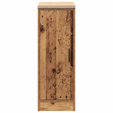 Garage Storage Cabinet Old Wood 30x51x85 cm Solid Wood Pine 860560