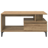 Coffee Table Artisan Oak 90 x 49 x 45 cm Engineered Wood 881052