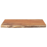 Table Top 70x60x2.5 cm Rectangular Solid Wood Acacia Live Edge 370619