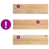 Window Sills 2 pcs Untreated 90x30x2 cm Solid Wood Oak 4009111