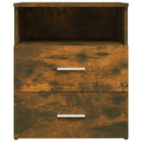 Bed Cabinets 2 pcs Smoked Oak 50x32x60 cm 815859