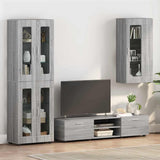 Wooden Cabinet Grey Sonoma 50 x 29 x 100 cm Engineered Wood 880227