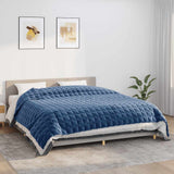 Weighted Blanket Blue 220x260 cm 15 kg Fabric 350803