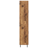 Highboard with Drawer 2 pcs Old Wood Engineered Wood and Glass 3415707