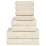 8 Piece Towel Set "FROGN" Cream 360 gsm 137075