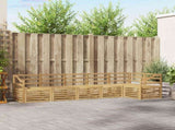 Outdoor Sofa Set 6 pcs White 304 x 126.5 x 73 cm 3391929