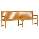 Garden benches 1-Seater 219 x 55.5 x 90 cm Solid Acacia Wood 316613