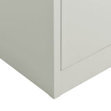 Locker Cabinet Light Grey 90x40x180 cm Steel 335971