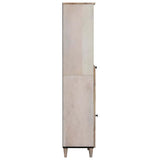 Bathroom Cabinet White 38 x 33 x 160 cm Engineered Wood 4018138