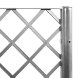 Garden Planter with Trellis Light Grey 160x120x142 cm PP 367937