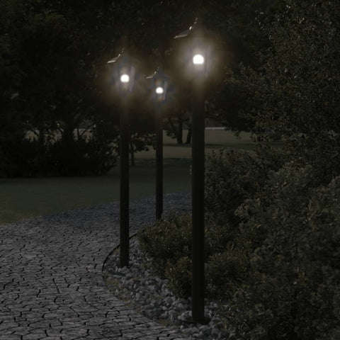 Outdoor Floor Lamp Black 120 cm Stainless Steel 4006387