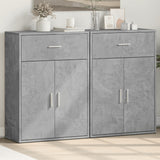 Sideboards 2 pcs Concrete Grey 60x30x84 cm Engineered Wood 3276598