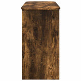 Console Table Smoked Oak 93 x 40 x 75 cm Engineered Wood 891155