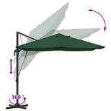 Umbrella Green 351 x 250 x 260 cm Polyester and Aluminium 42003344