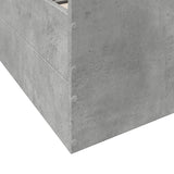 Bed Frame with Drawers without Mattress Concrete Grey 180x200 cm Super King 3280275