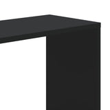 Bookcase 5-Tier Black 80.5x23.5x162.5 cm Engineered Wood 852772