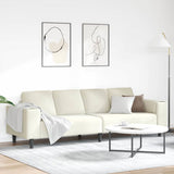 Living Room Couch Cream 250 x 77 x 76 cm 3335098