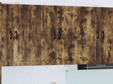 Wall Cabinet PORTO Smoked Oak 60 x 31 x 100 cm Engineered Wood 885490
