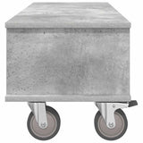 TV Stand Concrete Grey 100 x 35 x 35 cm Engineered Wood 891035