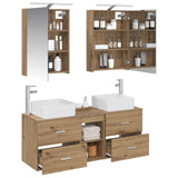 Bathroom Furniture Set 5 pcs Artisan Oak 3406758