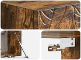 Wall-Mounted TV Cabinet 98 x 31 cm Smoked Oak Engineered Wood 898900