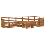 Sectional Sofa Set 7 pcs Natural Solid Acacia Wood 3374924