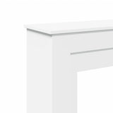 Fireplace Surround White 90x30x90 cm Engineered Wood 854589