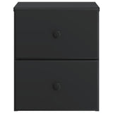 Wall-Mounted Bedside Cabinet Black 34.5 x 33 x 40 cm 899147