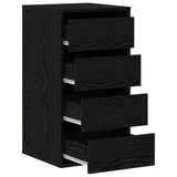 Drawer Cabinet Black 40 x 41 x 76 cm Engineered Wood 868912