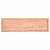 Table Top Light Brown 140x40x cm Treated Solid Wood Oak 3156377