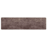 Rug Runner MARSA Grey 100 x 400 cm Polyester and PVC 42023203