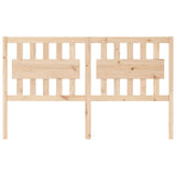 Bed Headboard 155.5x4x100 cm Solid Wood Pine 818575