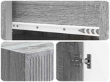 Cabinet Set 2 pcs 33 x 34.5 x 90 cm Engineered Wood 3416391