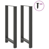 Bar Table Legs Anthracite 2 pcs 60x cm Steel 4013358