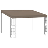 Wall-mounted Gazebo 4x3 m Taupe Fabric 312261