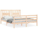 Bed Frame without Mattress 160x200 cm Solid Wood 3194581